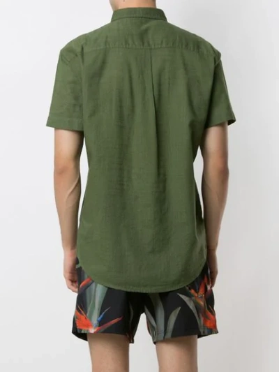 Shop Osklen Short Sleeves Shirt In Green