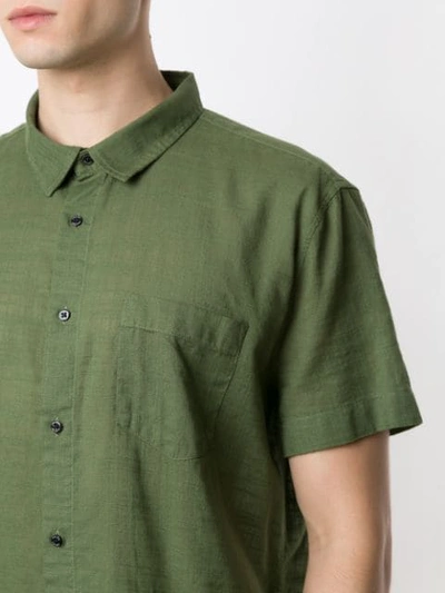 Shop Osklen Short Sleeves Shirt In Green