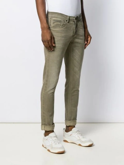 Shop Dondup Slim Fit Jeans In Neutrals