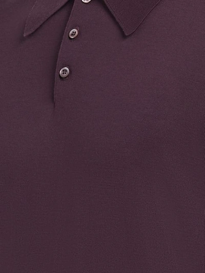 Shop Prada Classic Polo Shirt In Black