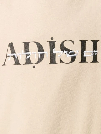 Shop Adish Logo Print Sweatshirt In Neutrals