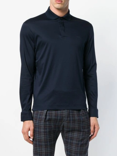 long sleeved polo sweater