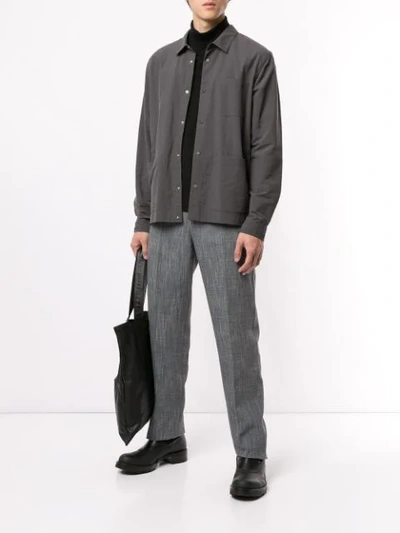 Shop Jil Sander Tailored Trousers In Grey
