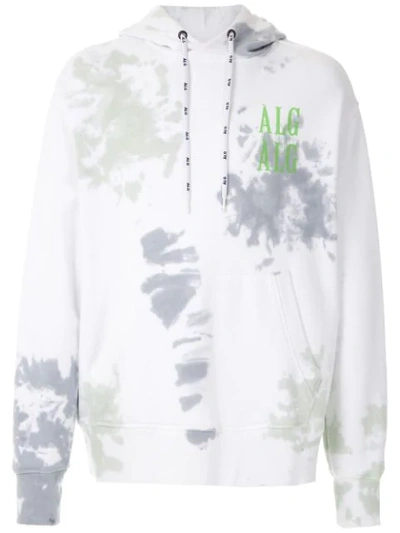 Shop Àlg Contrast Print Hoodie In Multicolour