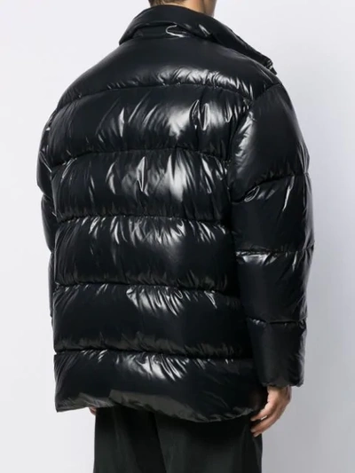 Shop Khrisjoy Loose-fit Padded Coat In Black