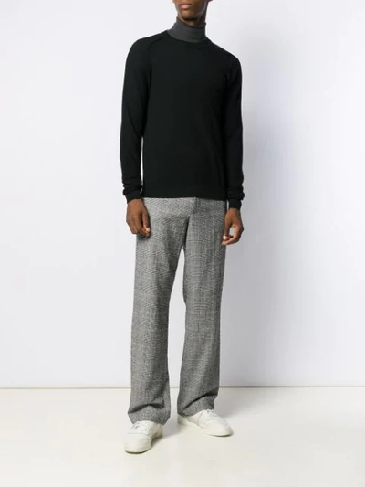 Roberto Collina Cotton Sweater In Black In Black