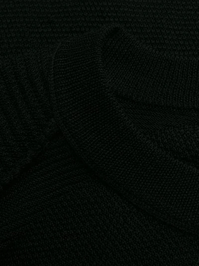 Roberto Collina Cotton Sweater In Black In Black