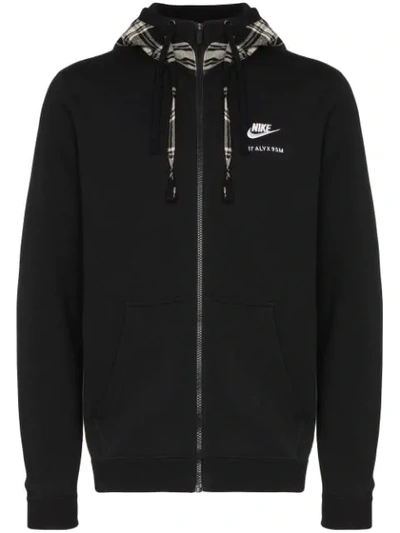 Shop Nike X1017 Alyx 9sm Check Panel Jacket In Black