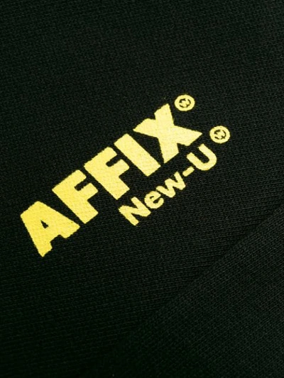 Shop Affix Contrast Logo Bomber Jacket In Black