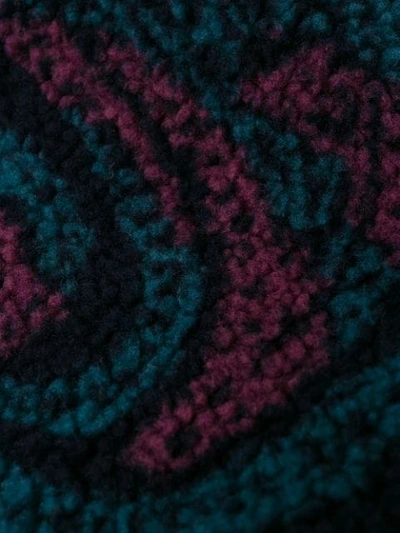 Aries Paisley Fleece Track Pants In Blue