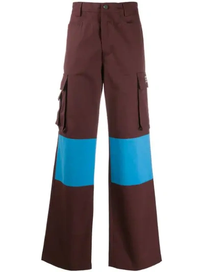 Acne Studios Knee Patch Cargo Pants Chestnut Brown | ModeSens