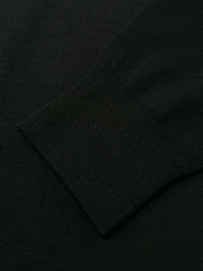 Ballantyne Crew Neck Jumper In Black