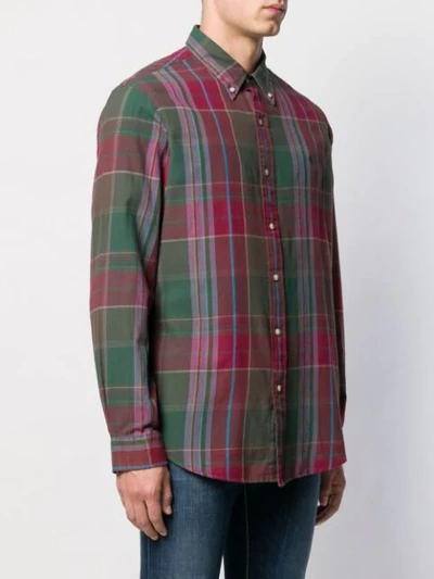 Shop Polo Ralph Lauren Plaid Shirt In Pink