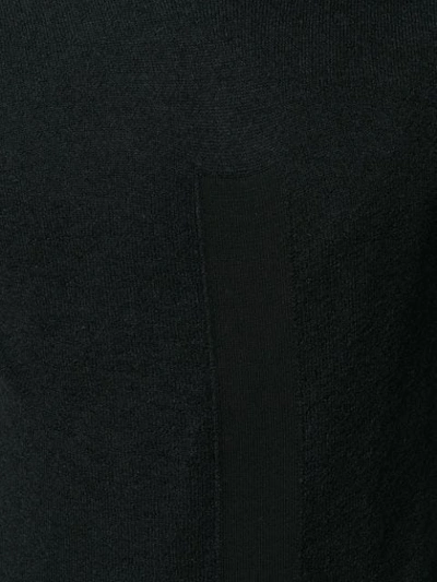 Shop Rick Owens Geo Hooded Jumper In Black