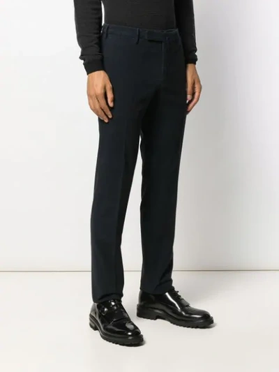 Incotex Slim Tailored Trousers In Blue