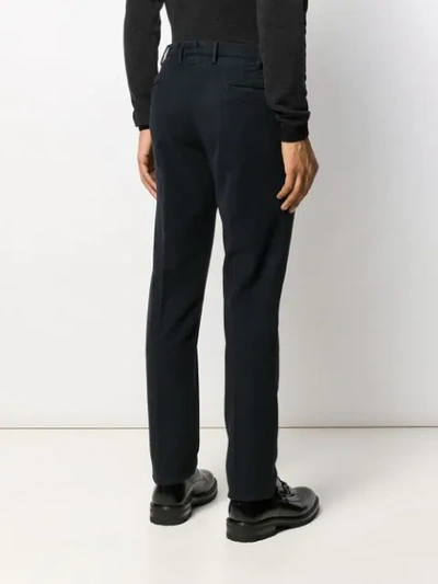 Incotex Slim Tailored Trousers In Blue