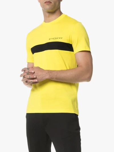 Shop Givenchy Extreme Sport Logo T In Yellow