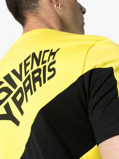 Shop Givenchy Extreme Sport Logo T In Yellow