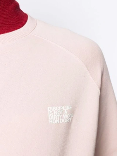 RON DORFF DISCIPLINE SWEATSHIRT - 粉色
