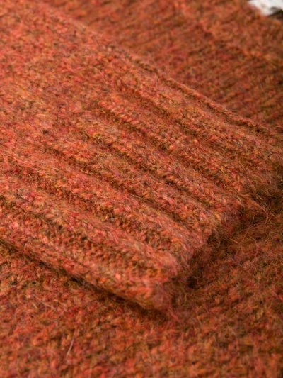 Shop Alex Mill Long Sleeve Knit Jumper In Brown