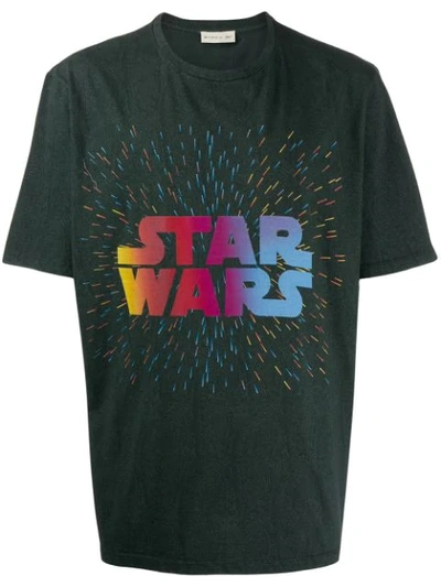 Shop Etro Star Wars Printed T-shirt In Green