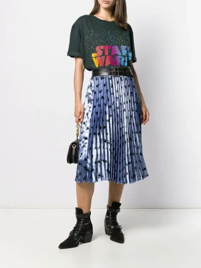 Shop Etro Star Wars Printed T-shirt In Green