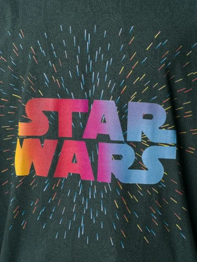 Shop Etro Star Wars Printed T-shirt In Green