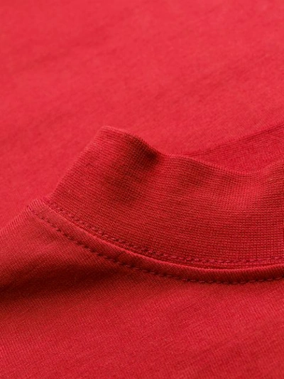 Shop Adish Logo Print Sweatshirt In Red