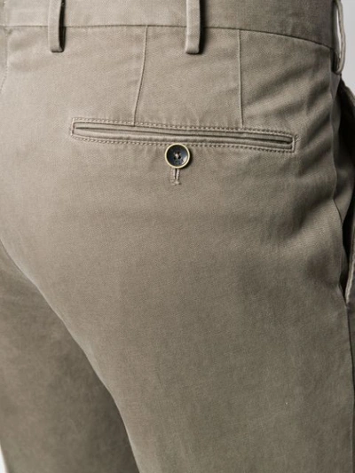 Shop Pt01 Slim-fit Chinos In Grey