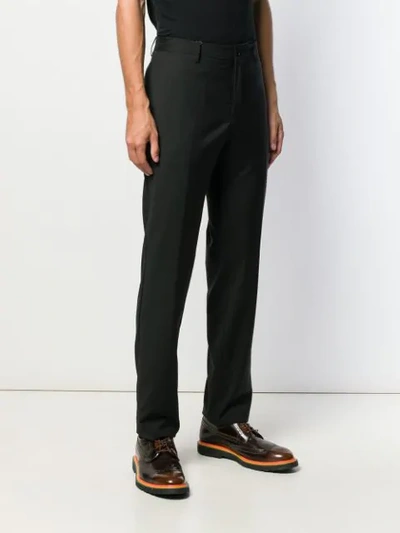 Shop Etro Tailored Straight Leg Trousers In 0001 Black