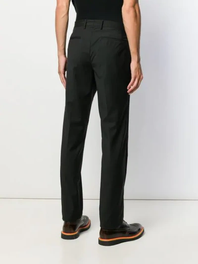 Shop Etro Tailored Straight Leg Trousers In 0001 Black