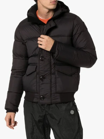 Shop Canada Goose Ventoux Padded Parka In Black