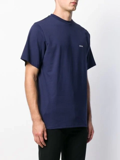 Shop Adish Logo Print T-shirt In Blue