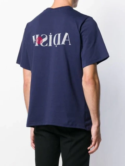 Shop Adish Logo Print T-shirt In Blue