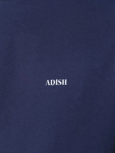 Shop Adish Logo Print T-shirt In Blue