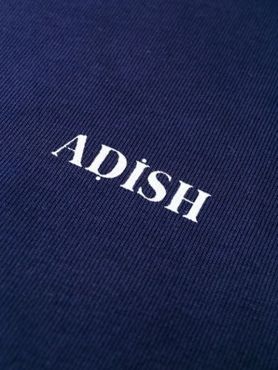 Shop Adish Logo Print T-shirt In Blue