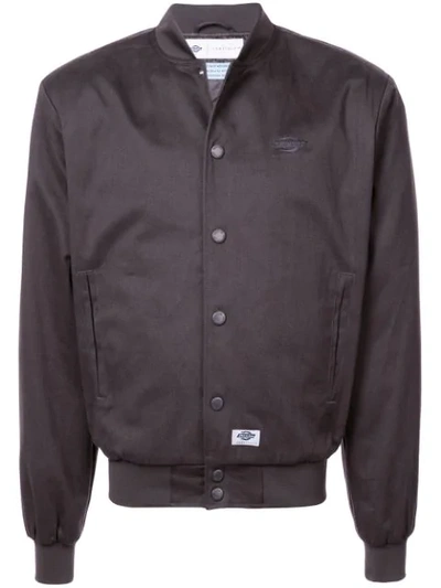 Shop Dickies Construct Academy Bomber Jacket In Black