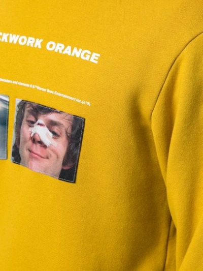 Shop Undercover A Clockwork Orange Sweatshirt In Yellow