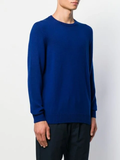 Shop Drumohr Fine Knitted Jumper In Blue