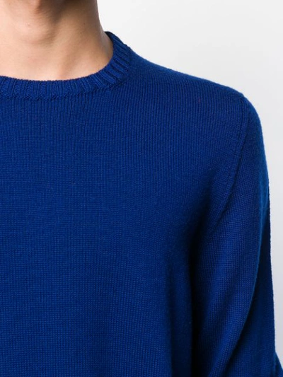 Shop Drumohr Fine Knitted Jumper In Blue