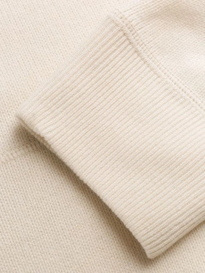 Shop Brunello Cucinelli Plain Hooded Sweatshirt In White