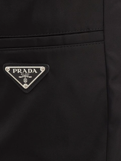PRADA TAILORED CROPPED TROUSERS - 黑色