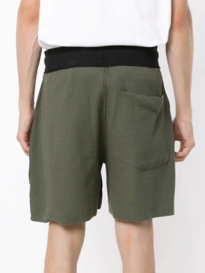 Shop Osklen Double Face Shorts - Green