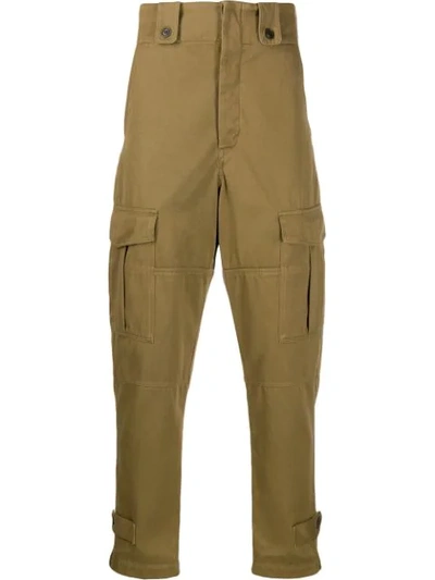 Shop Isabel Marant Neil Cargo Trousers In Neutrals