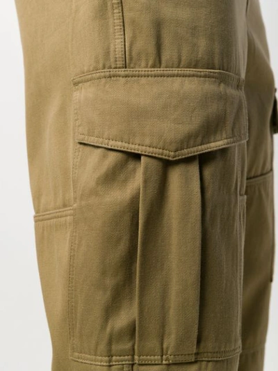 Shop Isabel Marant Neil Cargo Trousers In Neutrals