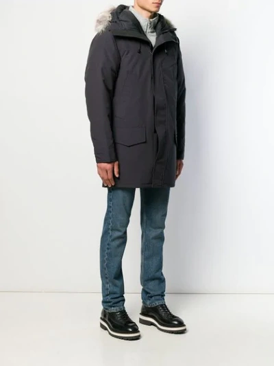 Shop Canada Goose Parka Mit Faux Fur In Blue