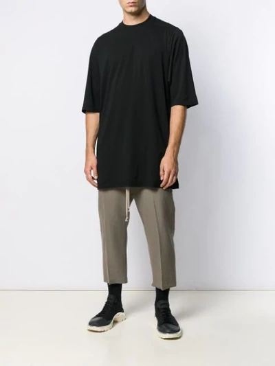 RICK OWENS DRKSHDW OVERSIZED T-SHIRT - 黑色