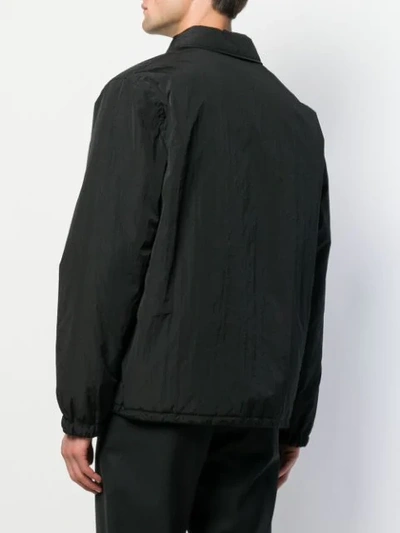 MSGM OVERSHIRT PATCH JACKET - 黑色