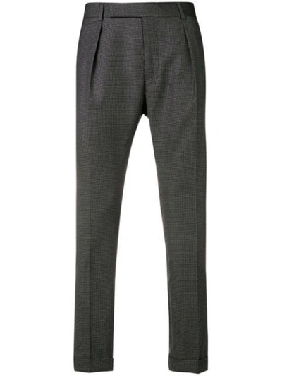 Shop Paul Smith Straight Leg Trousers In Grey