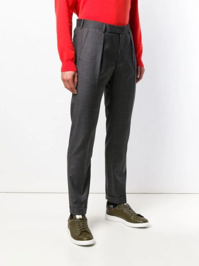 Shop Paul Smith Straight Leg Trousers In Grey